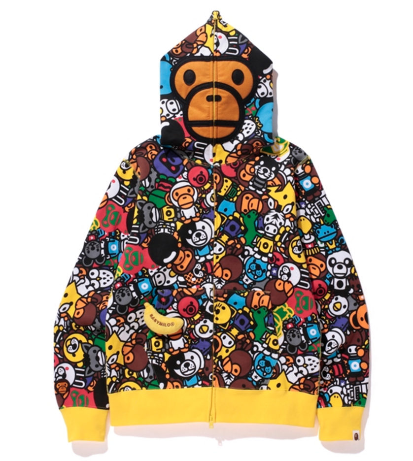 Bape best sale monkey hoodie